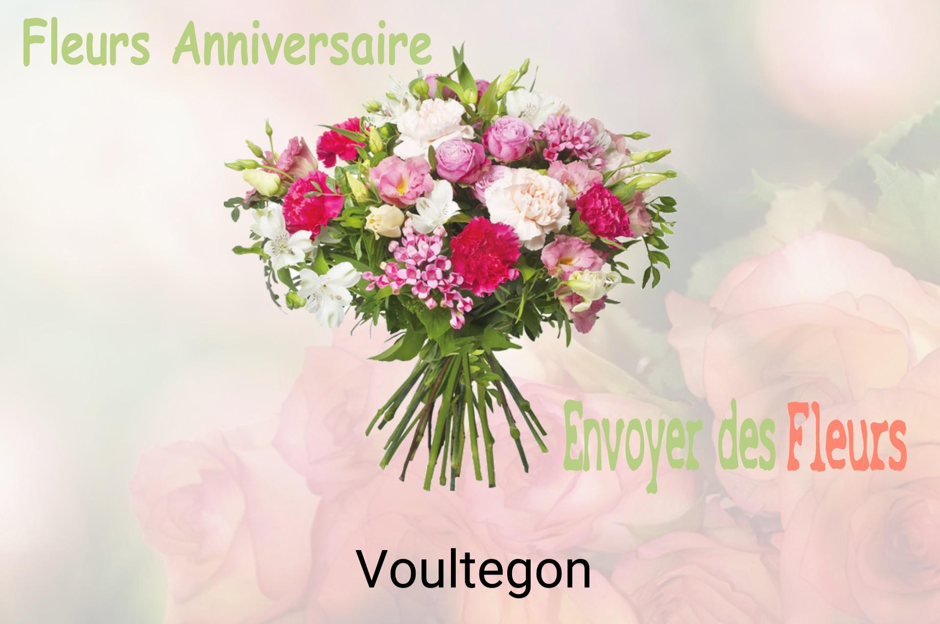 Bouquet de fleurs d’anniversaire livré à Voultegon